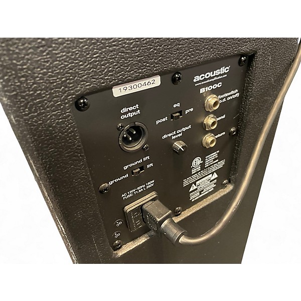 Used Acoustic B100C Bass Combo Amp