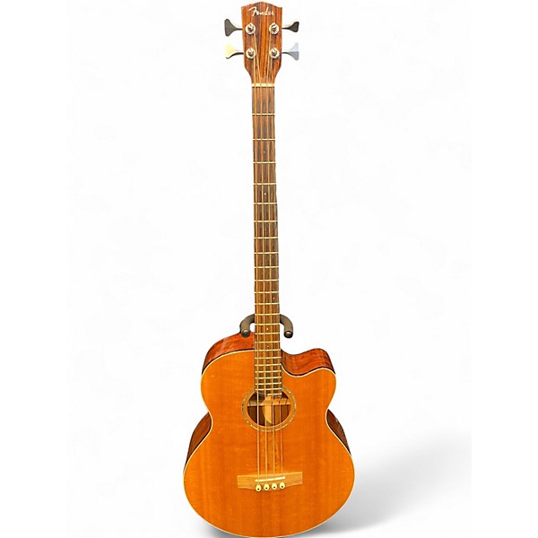 Used Fender GB41SCE Natural Acoustic Bass Guitar