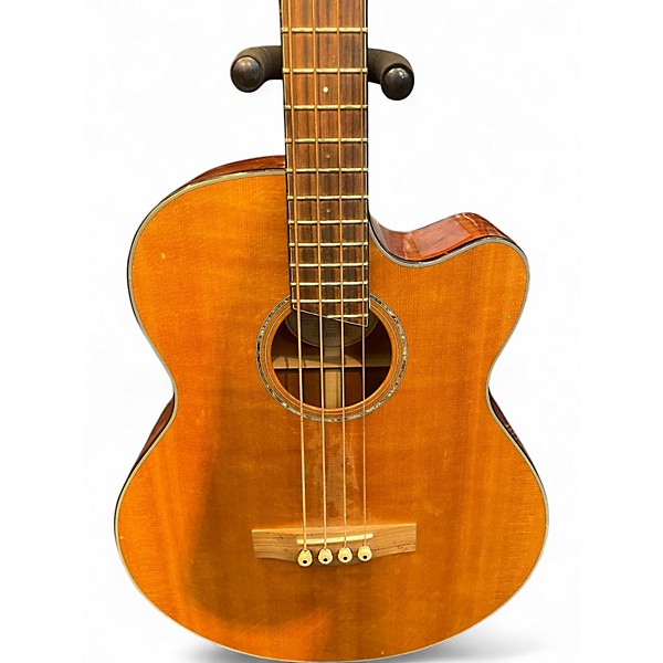 Used Fender GB41SCE Natural Acoustic Bass Guitar