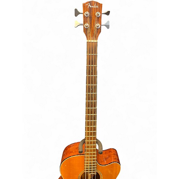 Used Fender GB41SCE Natural Acoustic Bass Guitar