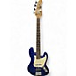 Used Hamer BZ-4 SLAMMER Blue Sparkle Electric Bass Guitar thumbnail