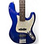 Used Hamer BZ-4 SLAMMER Blue Sparkle Electric Bass Guitar