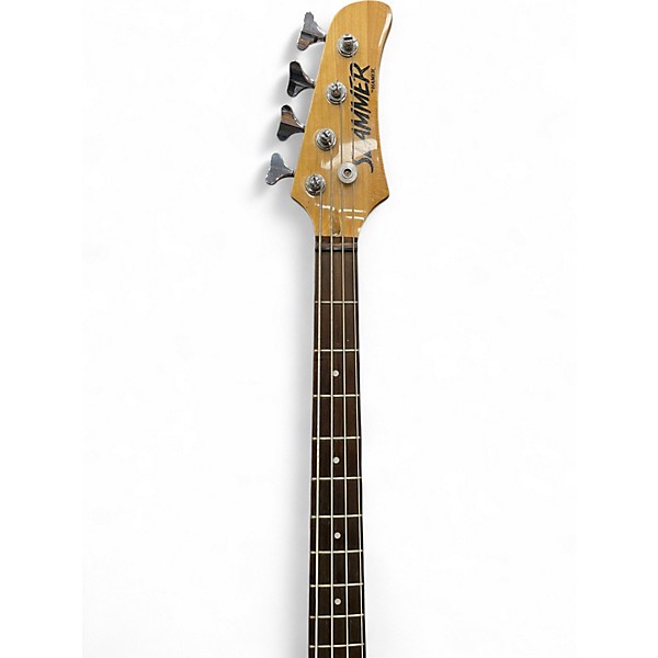 Used Hamer BZ-4 SLAMMER Blue Sparkle Electric Bass Guitar