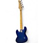 Used Hamer BZ-4 SLAMMER Blue Sparkle Electric Bass Guitar