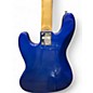 Used Hamer BZ-4 SLAMMER Blue Sparkle Electric Bass Guitar