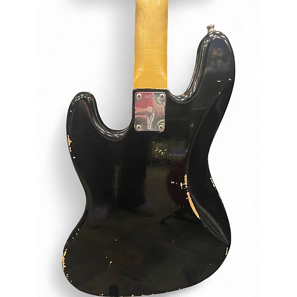 Used Fender Custom Shop 1960s Relic Jazz Bass Black Electric Bass Guitar