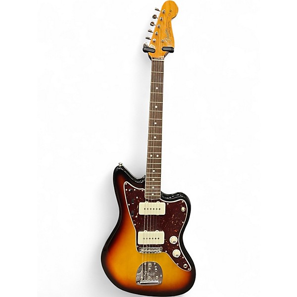 Used 2022 Fender American Vintage II 1966 Jazzmaster 3 Color Sunburst Solid Body Electric Guitar