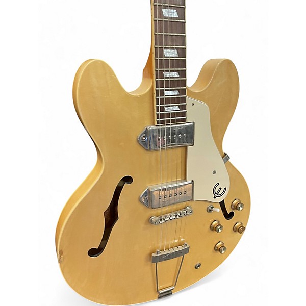Used Epiphone Casino Natural Hollow Body Electric Guitar