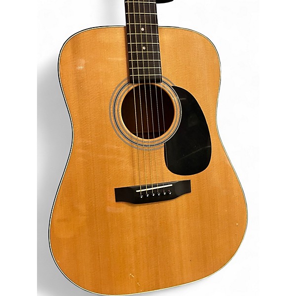 Used 1980s Vega V 244 18 Style Dread with V Neck Natural Acoustic Guitar
