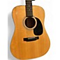 Used 1980s Vega V 244 18 Style Dread with V Neck Natural Acoustic Guitar