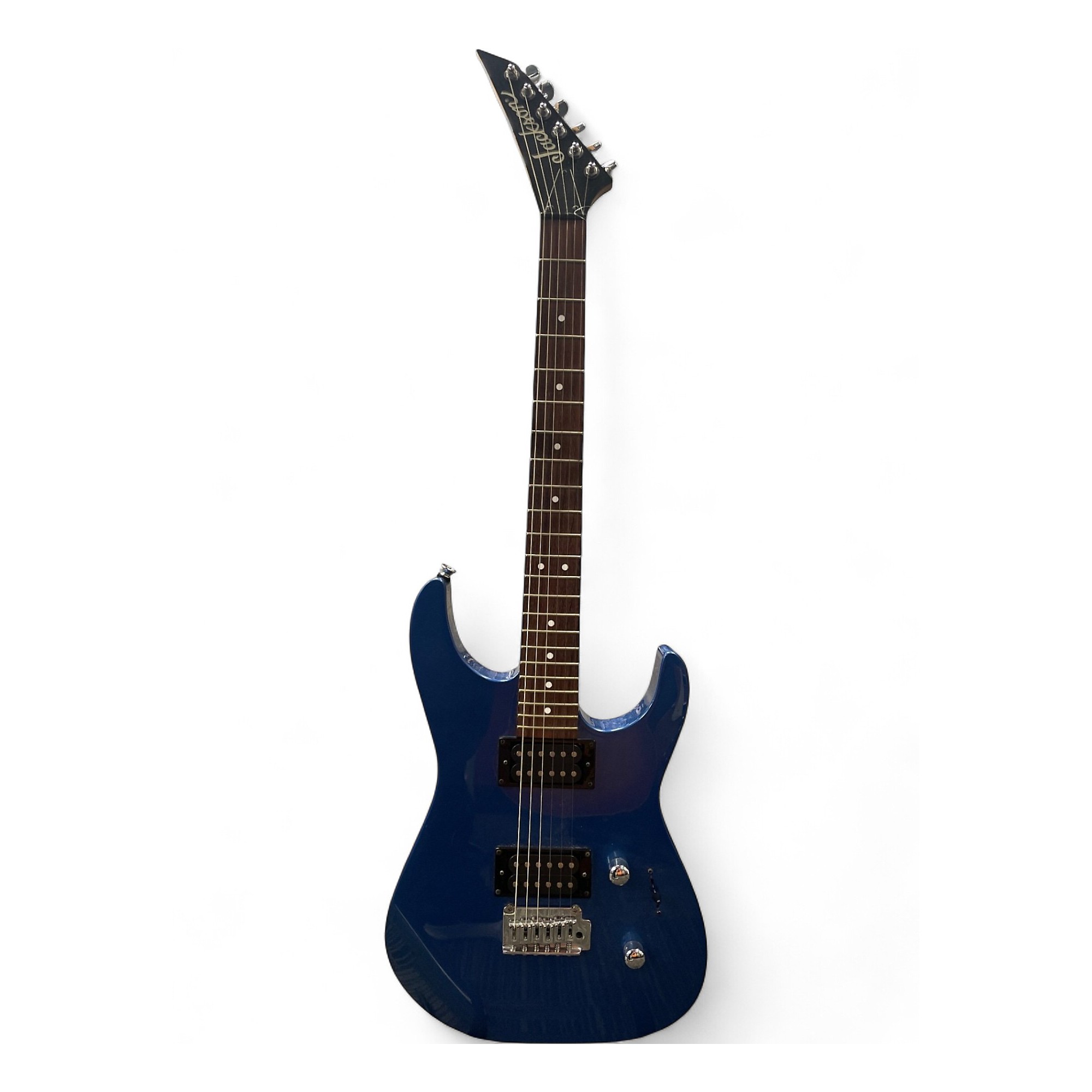 Used Jackson JS11 Blue Solid Body Electric Guitar Blue