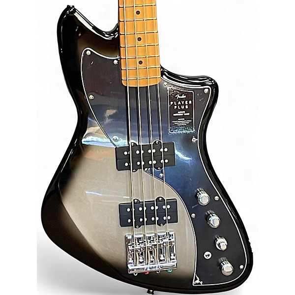 Used 2022 Fender Player Plus Meteora Bass Silverburst Electric Bass Guitar