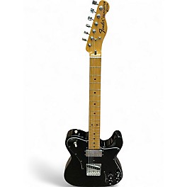 Used Fender Vintera 70s Telecaster Custom Black Solid Body Electric Guitar