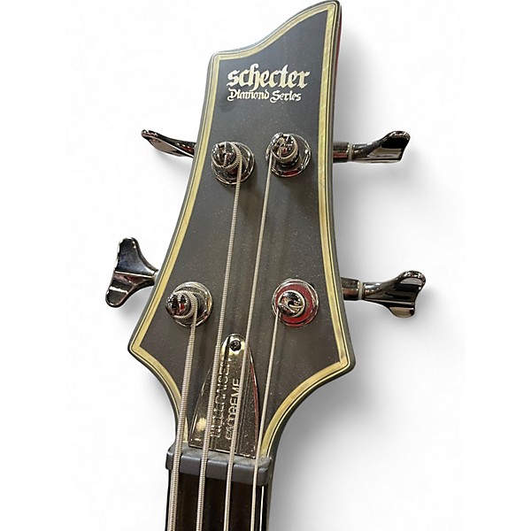 Used Schecter hellraiser extreme grey Electric Bass Guitar