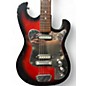 Vintage 1960s Sekova ELECTRIC GUITAR Candy Red Burst Solid Body Electric Guitar