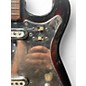 Vintage 1960s Sekova ELECTRIC GUITAR Candy Red Burst Solid Body Electric Guitar