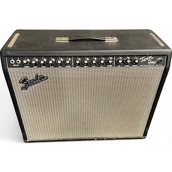 Used 1990s Fender Twin Amp Tube Guitar Combo Amp