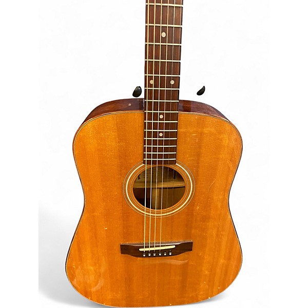 Used L Benito DREADNOUGHT Natural Acoustic Electric Guitar