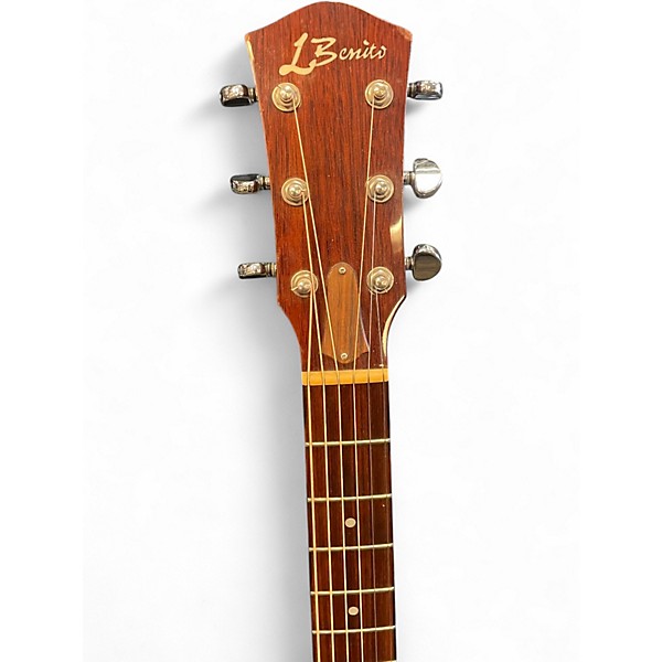 Used L Benito DREADNOUGHT Natural Acoustic Electric Guitar