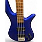 Used Spector Performer 4 Blue Electric Bass Guitar thumbnail