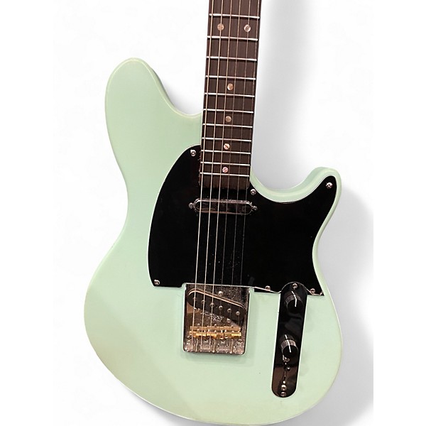 Used Custom Build WOLFE SATIN Seafoam Green Solid Body Electric Guitar