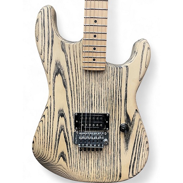 Used Custom Build LONGHORN OPEN GRAIN Solid Body Electric Guitar