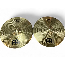 Used MEINL 14in HCS Hi Hat Pair Cymbal