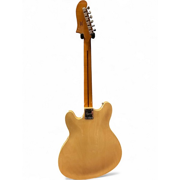 Used 2021 Squier Classic Vibe Starcaster Natural Hollow Body Electric Guitar