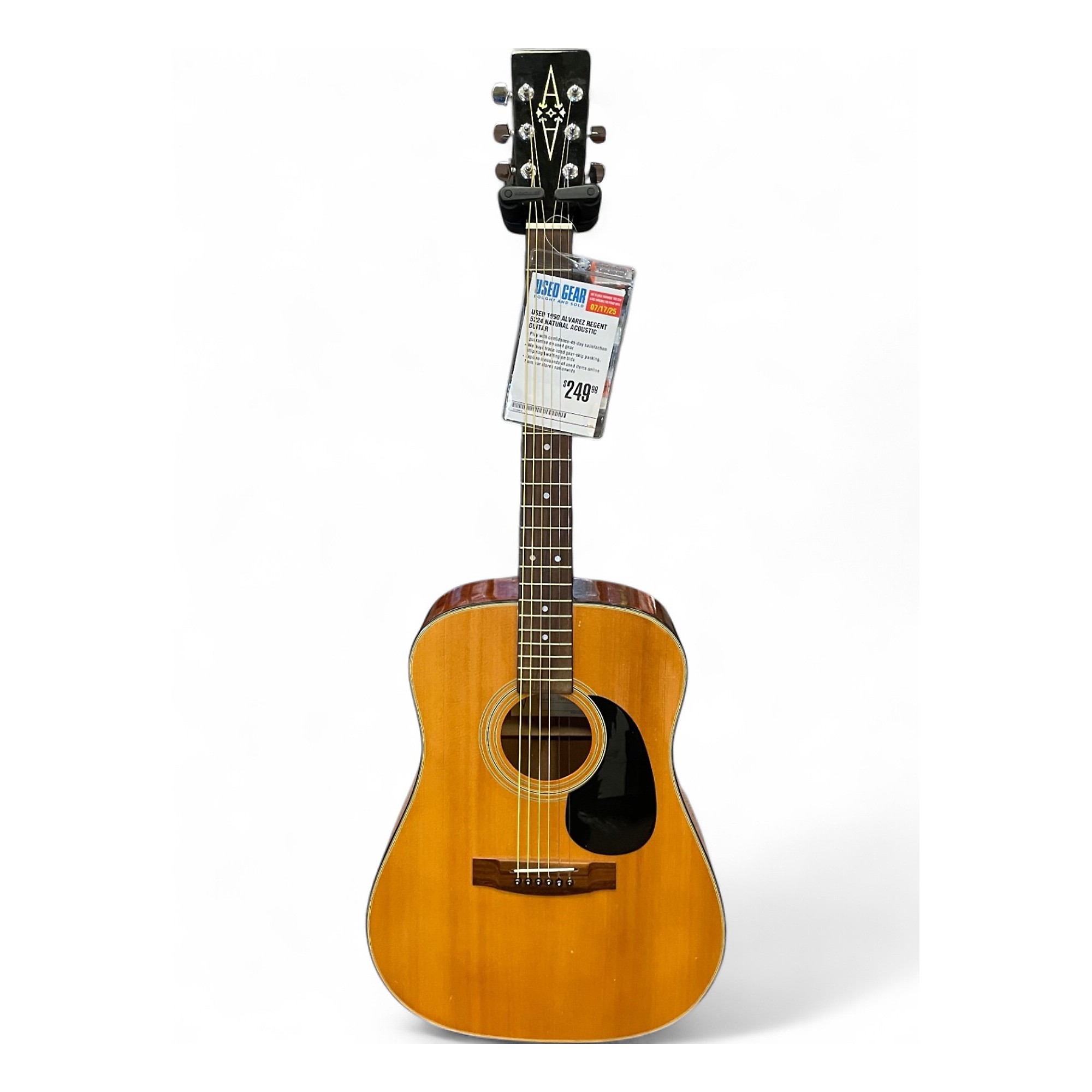 Used 1990 Alvarez Regent 5224 Natural Acoustic Guitar