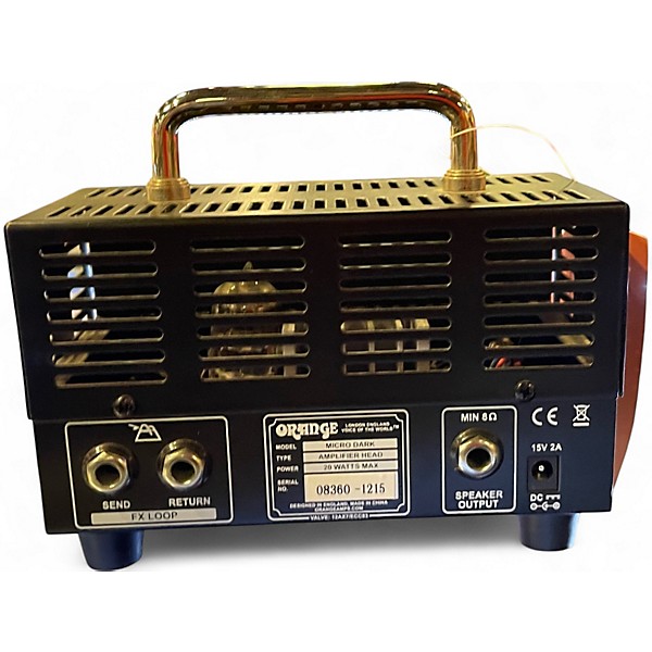 Used Orange Amplifiers Micro Dark 20W Tube Guitar Amp Head