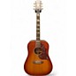Used Epiphone HUMMINGBIRD MASTERBUILT Cherry Sunburst Acoustic Electric Guitar thumbnail