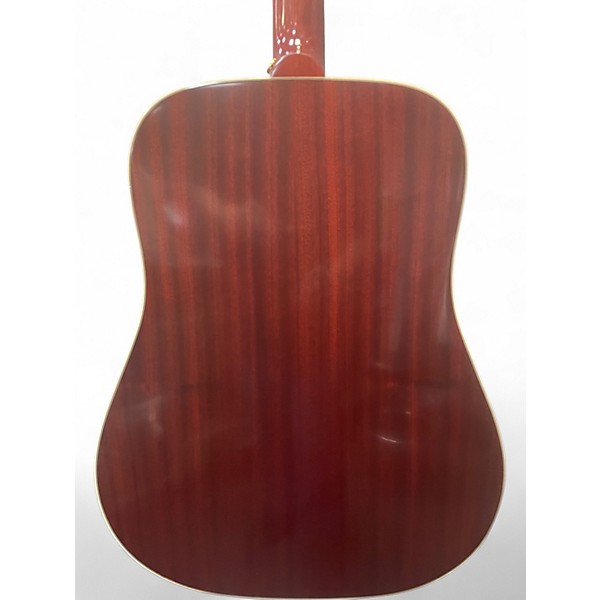 Used Epiphone HUMMINGBIRD MASTERBUILT Cherry Sunburst Acoustic Electric Guitar