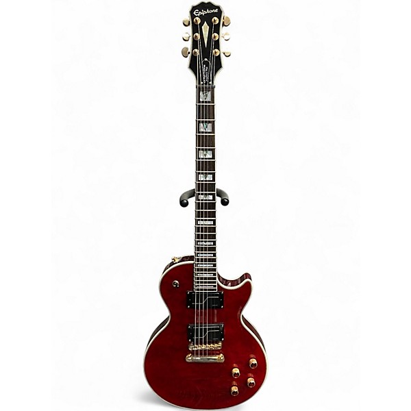 Used Epiphone Les Paul Prophecy Custom EX Candy Apple Red Solid Body Electric Guitar