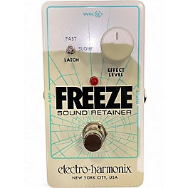 Used Electro-Harmonix Freeze Sound Retainer Compression Effect Pedal