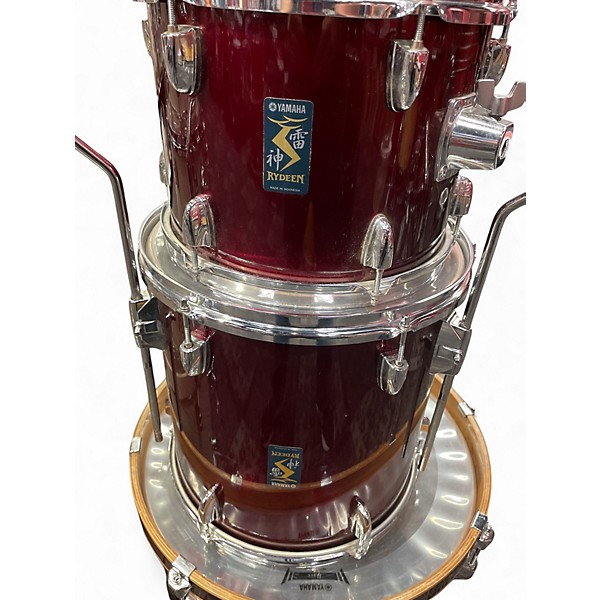 Used Yamaha 5 Piece Rydeen Wine Red Drum Kit