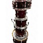 Used Yamaha 5 Piece Rydeen Wine Red Drum Kit