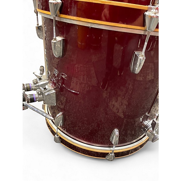 Used Yamaha 5 Piece Rydeen Wine Red Drum Kit