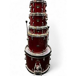 Used TAMA 5 Piece Imperialstar Red Sparkle Drum Kit