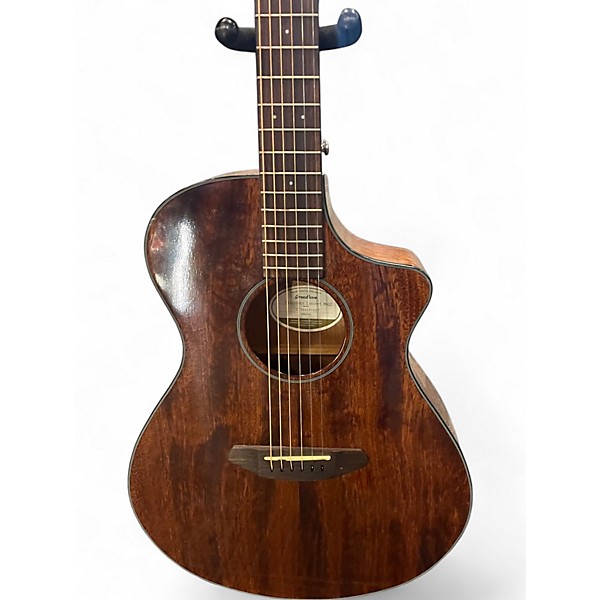 Used Breedlove Discovery Concert Cutaway Mahogany Acoustic Electric Guitar
