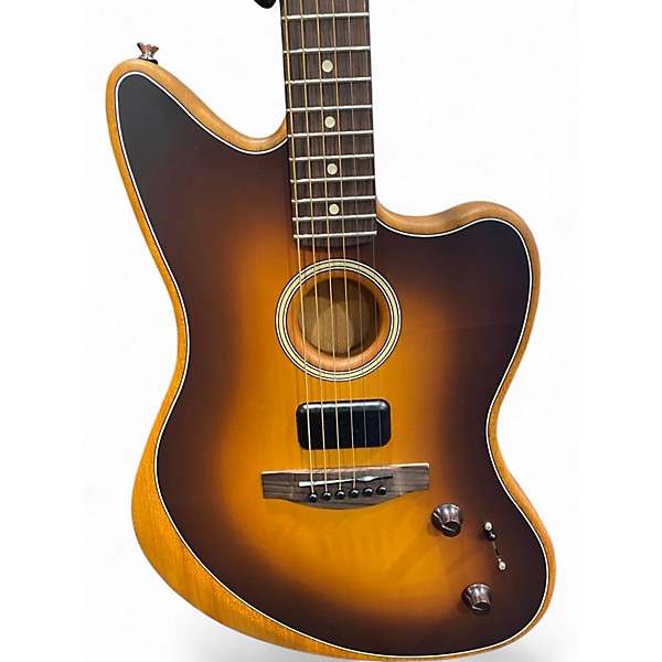 Used Fender Acoustasonic Player Jazzmaster 2 Color Sunburst