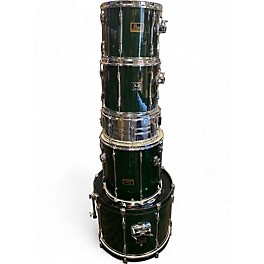 Used Pearl 5 Piece Export Green Drum Kit