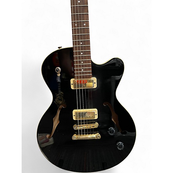 Used Yamaha AEX 520 Black Hollow Body Electric Guitar Black