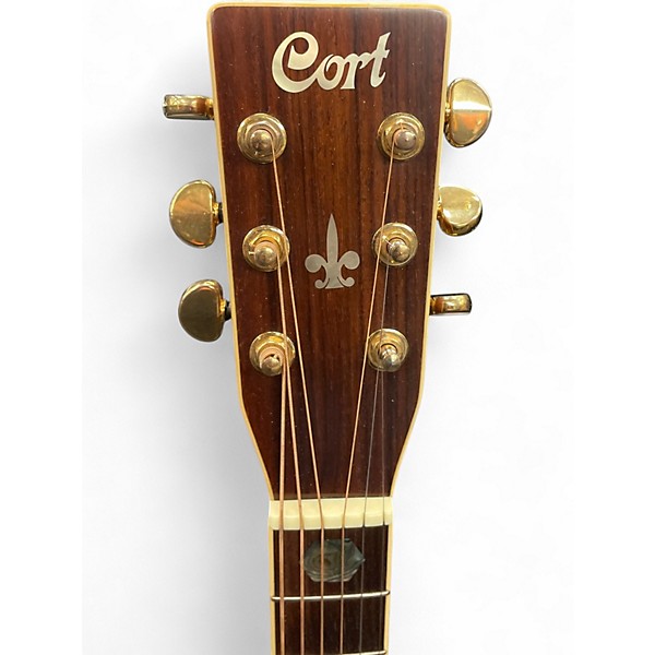 Used Cort EARTH 1000 Natural Acoustic Electric Guitar