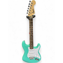Used Squier Bullet Stratocaster Seafoam Green Solid Body Electric Guitar
