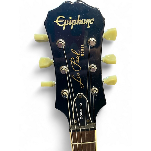 Used Epiphone Korean Les Paul Classic Maple Solid Body Electric Guitar