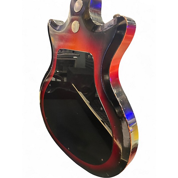 Vintage 1963 Airline Pocket Bass 2 Color Sunburst Electric Bass Guitar