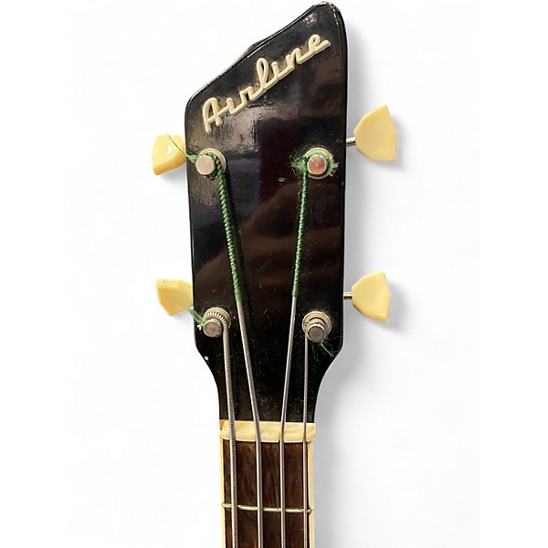 Vintage 1963 Airline Pocket Bass 2 Color Sunburst Electric Bass Guitar