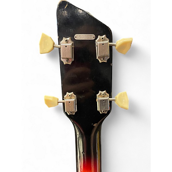 Vintage 1963 Airline Pocket Bass 2 Color Sunburst Electric Bass Guitar