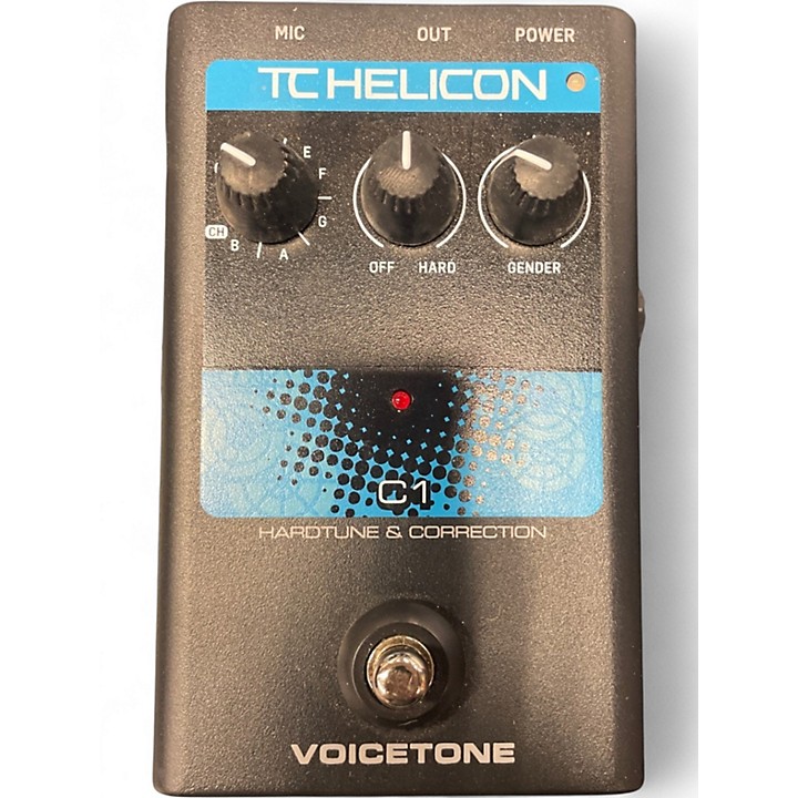 ギター TC HELICON C1 TC-Helicon VoiceTone C1 HardTune and Pitch Correction Pedal
