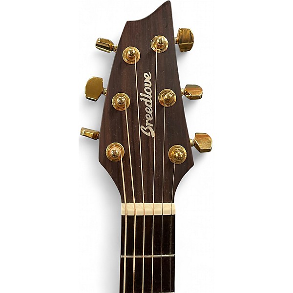 Used Breedlove Discovery Concert Cutaway Mahogany Acoustic Electric Guitar